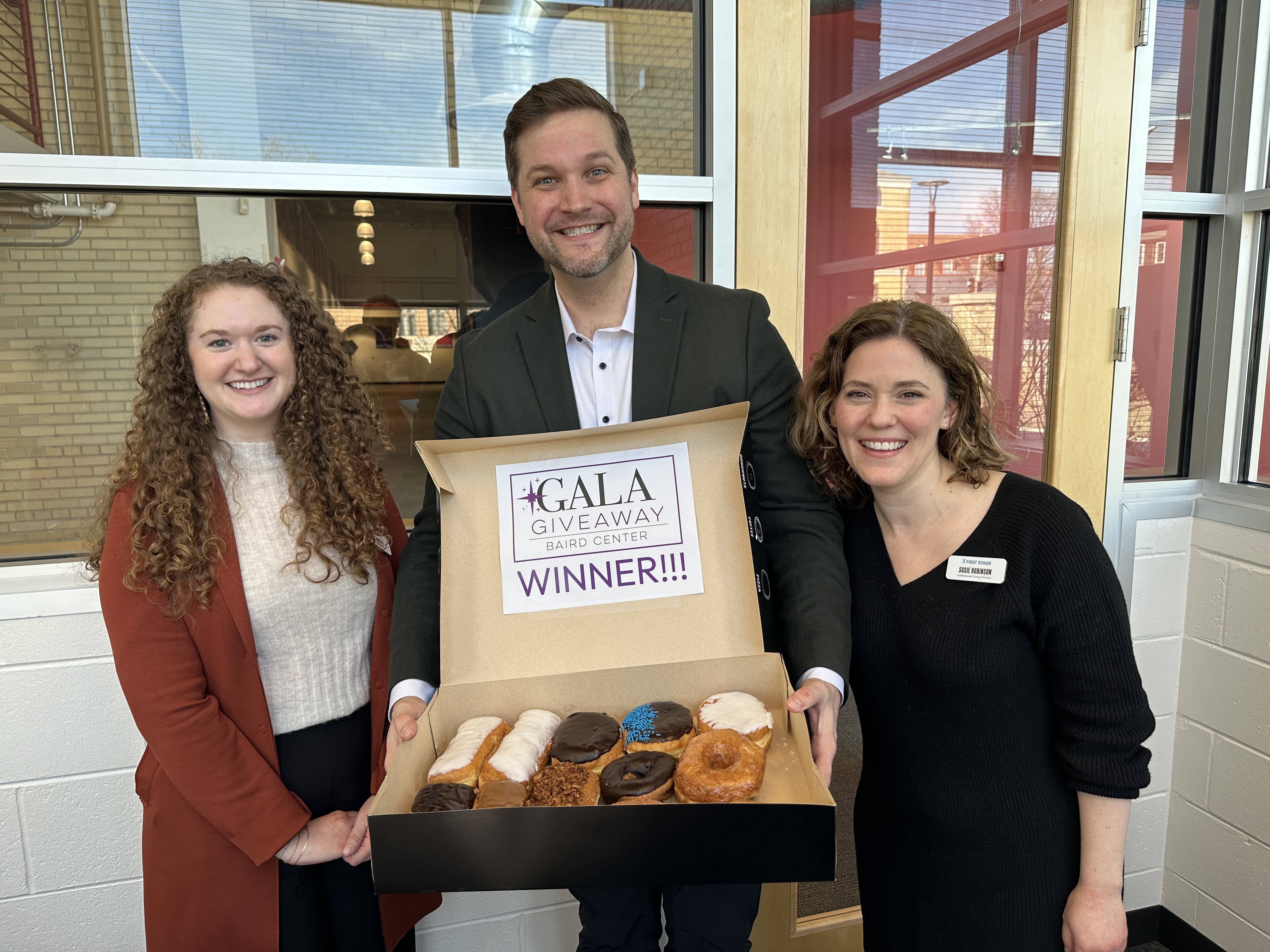 First Stage wins Baird Center’s second Gala Giveaway contest